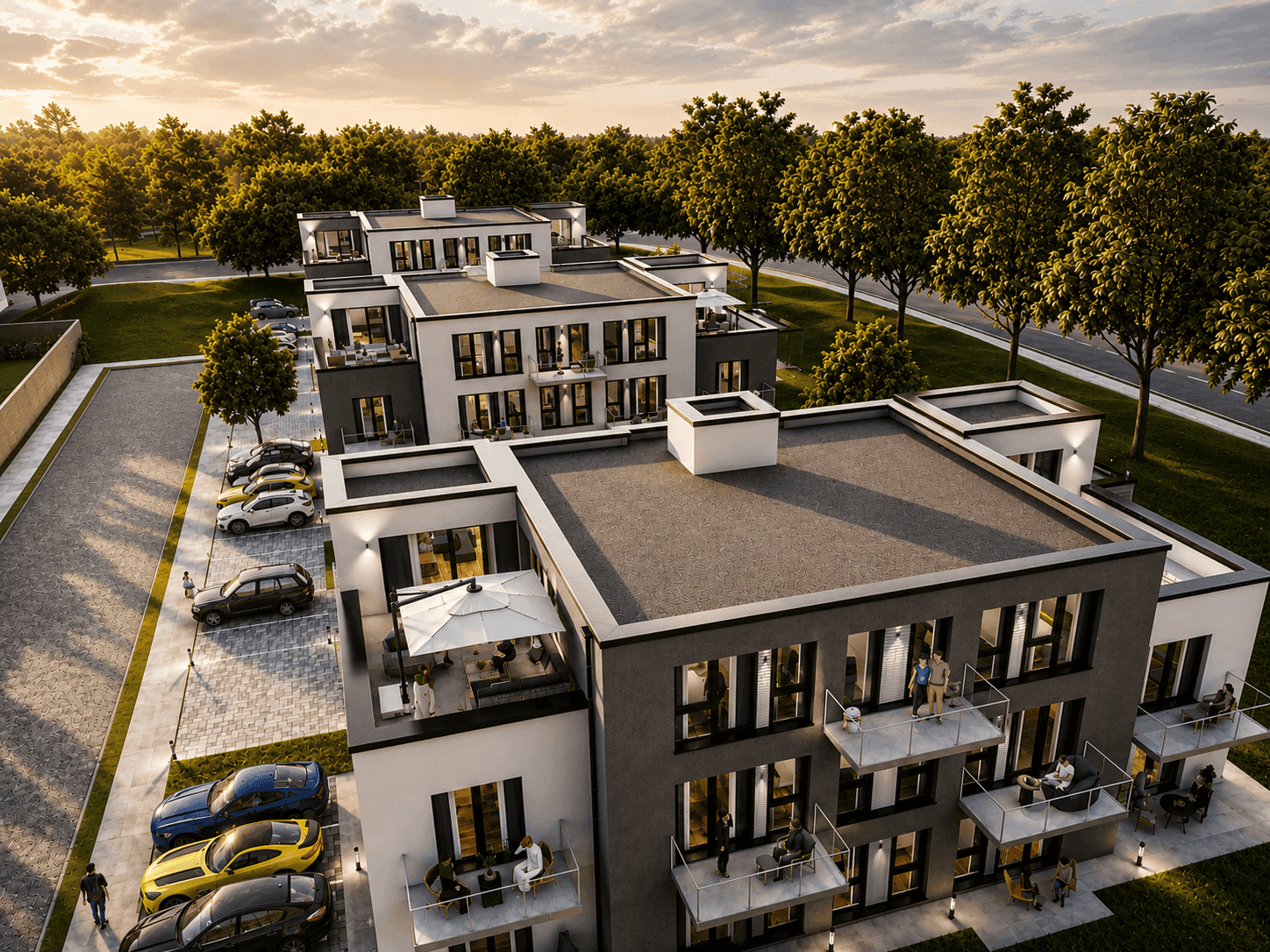Attraktive 2-Zimmer-Eigentumswohnung im Neubau mit Terrasse, Außenansicht