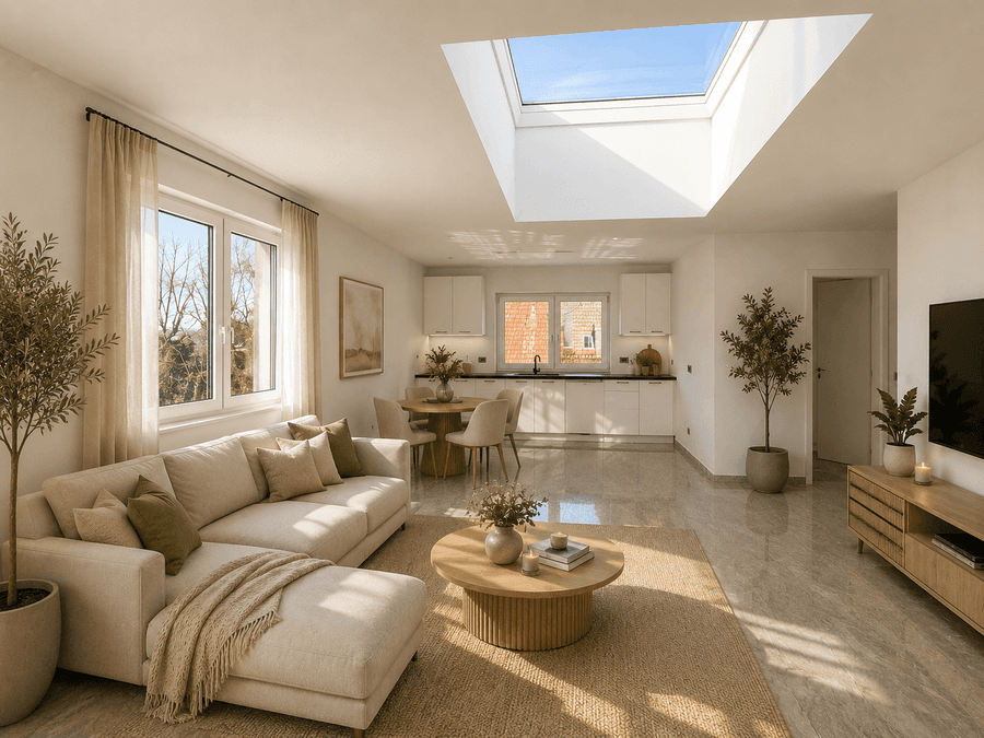 Exklusives Penthouse mit großzügigem Balkon, Dachfenster & hochwertiger Ausstattung