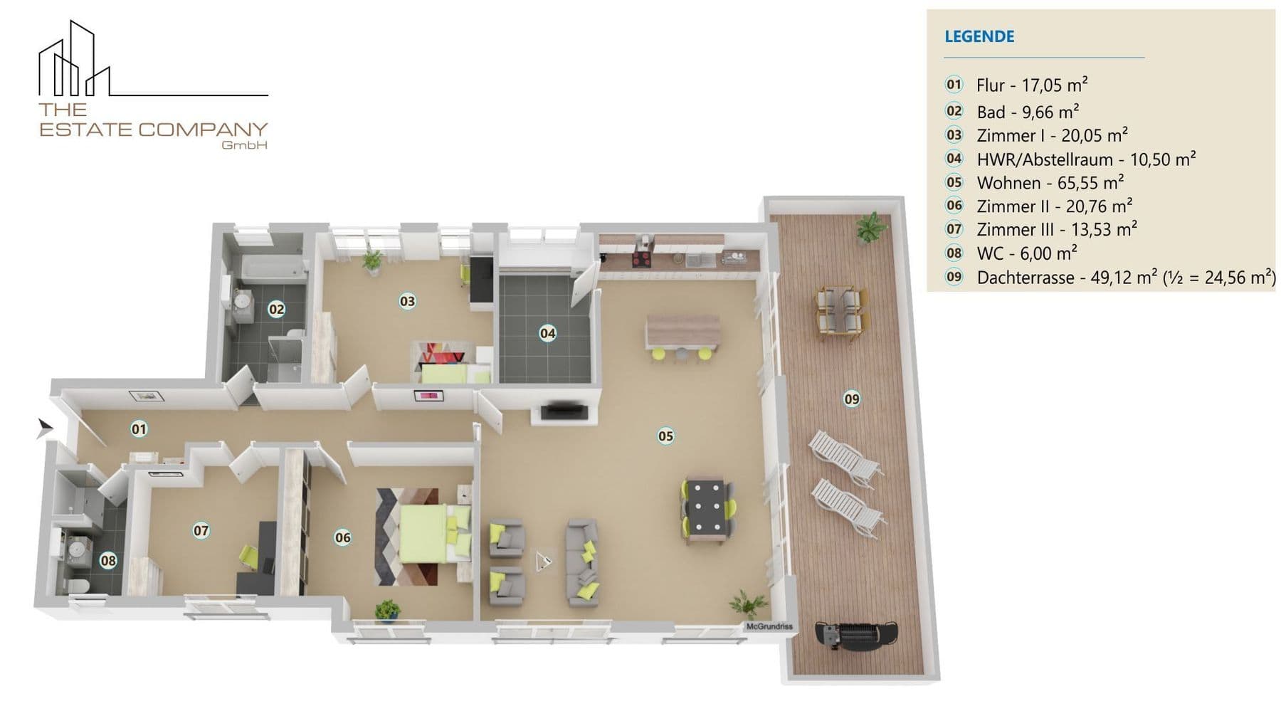 Luxuriöses Penthouse mit 4 Zimmern & Dachterrasse – 187 m² Wohnfläche über den Dächern von Godshorn, Außenansicht