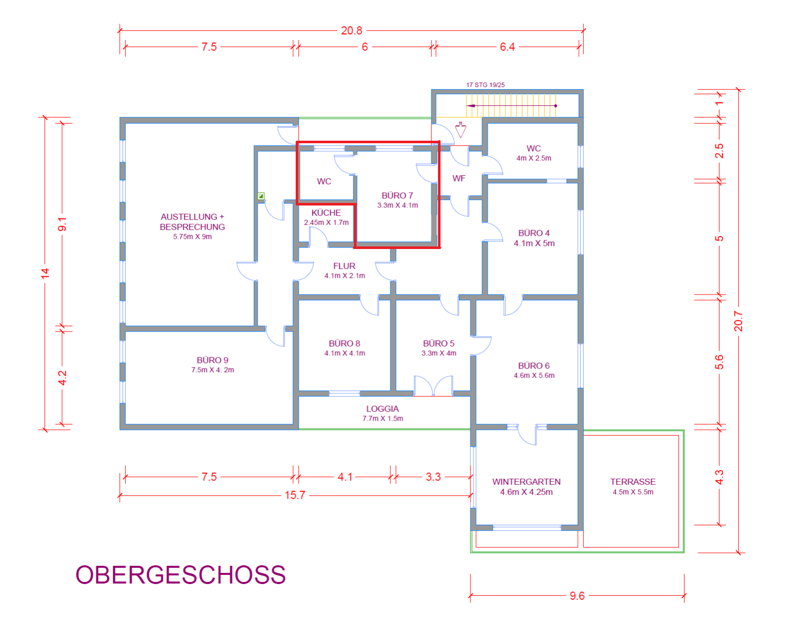 Möbliertes Büro mit eigener Dusche & WC in Garbsen, Bild 2
