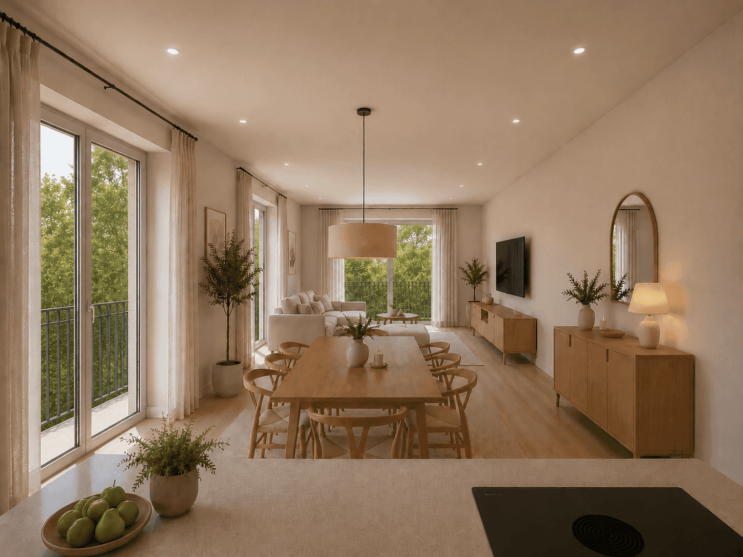 MEERZEIT STEINHUDE | Neubau Balkonwohnung mit Aufzug und Carport, Außenansicht