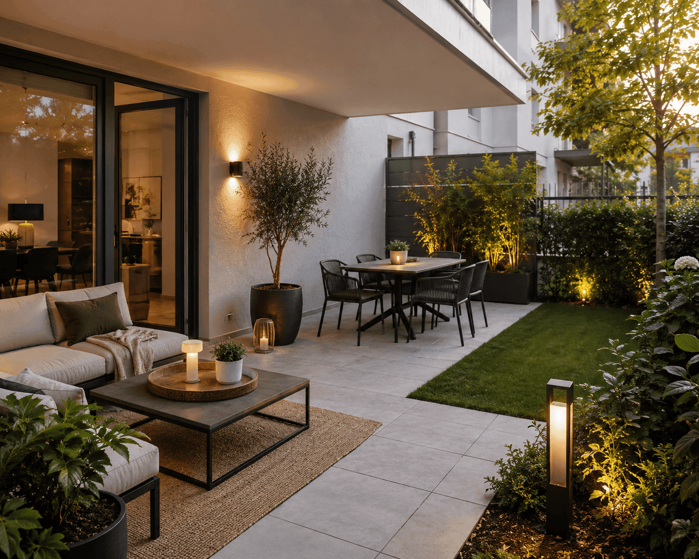 Exklusive Neubauwohnung mit eigenem Garten, Außenansicht